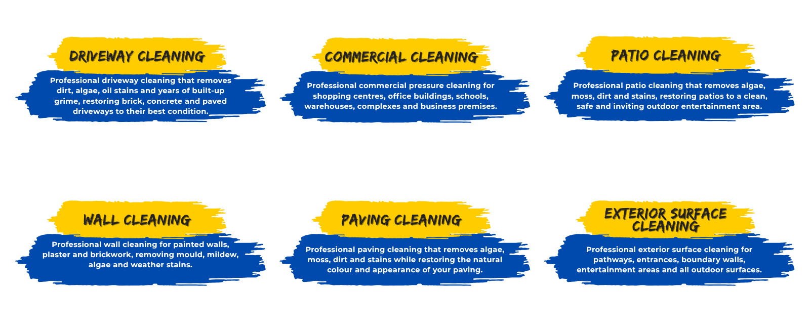 Professional pressure cleaning services